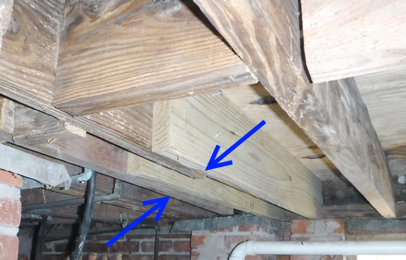 How To Splice A Joist Or Rafter Blue Palmetto Home Inspection